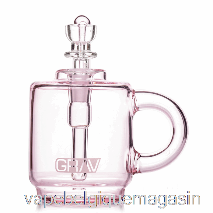 Vape Belgique Grav Mug à Café Barboteur De Poche Rose